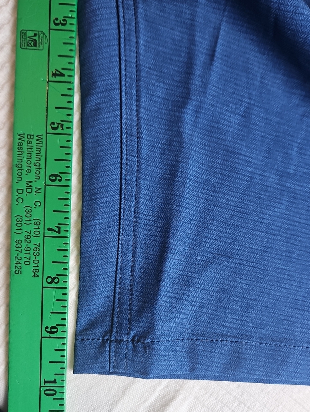 Hurley Mens Hybrid Stretch Walkshorts: Color-Sea View: Size-36 W/9.75 Inseam - Picture 16 of 16